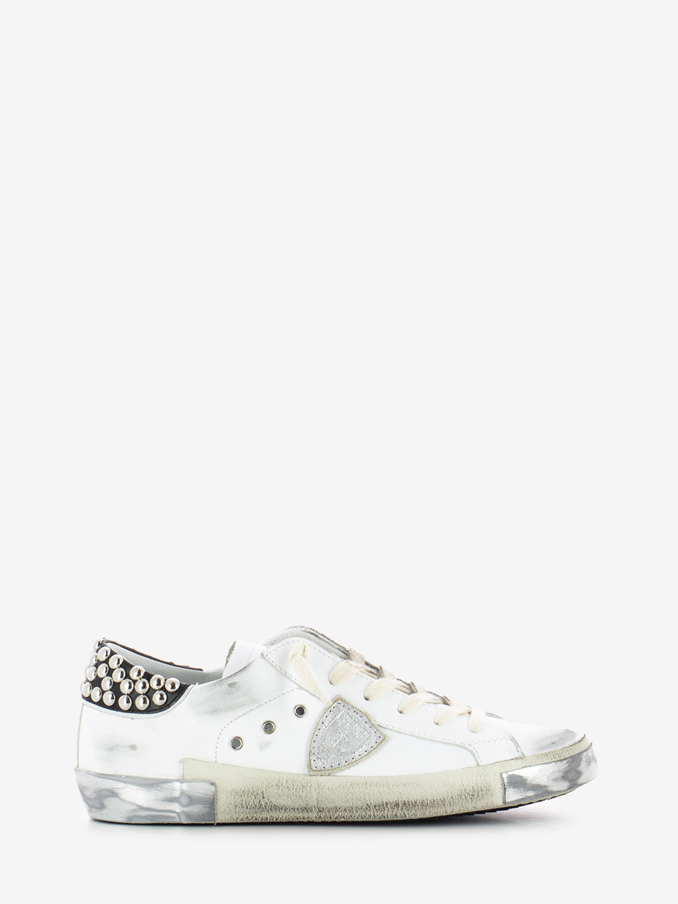 Prsx Low Woman Veau Goujons blanc