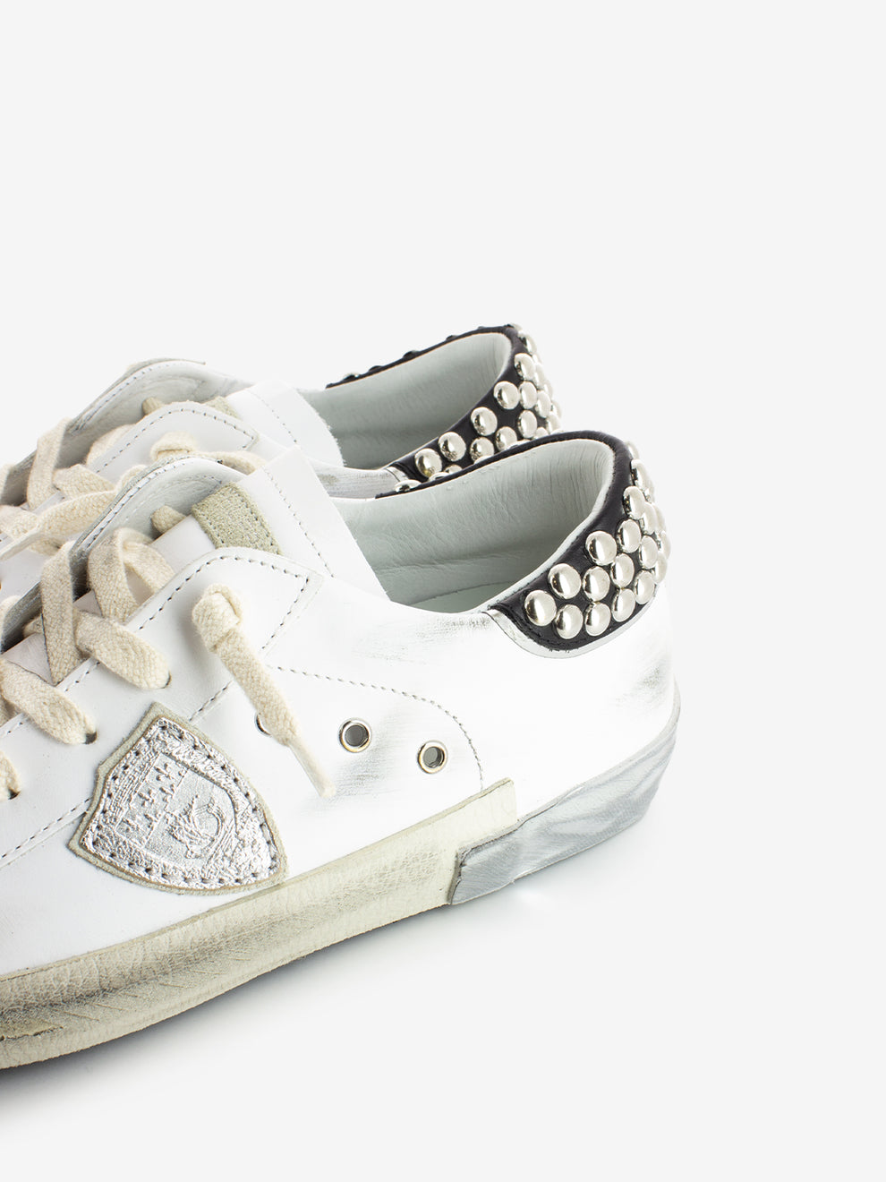 Prsx Low Woman Veau Goujons blanc