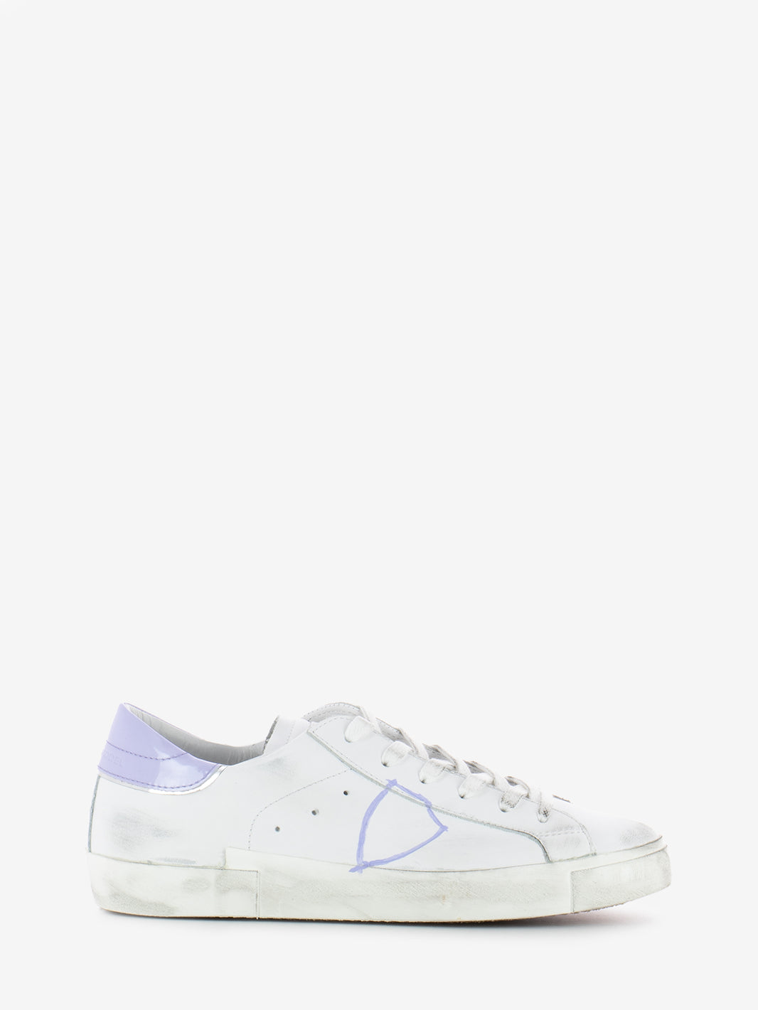 Prsx low woman veau peint bianoc / viola