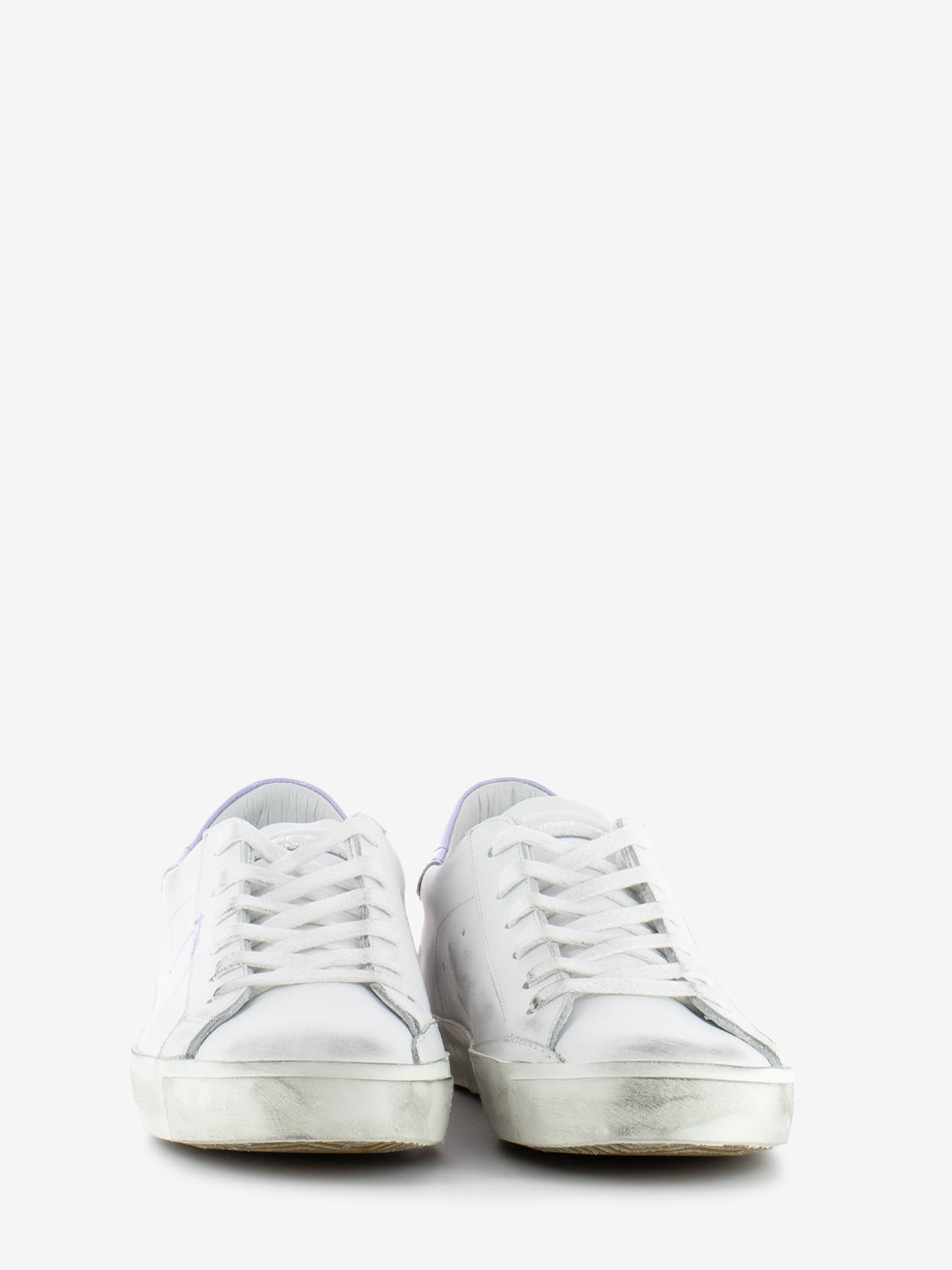 Prsx low woman veau peint white / purple