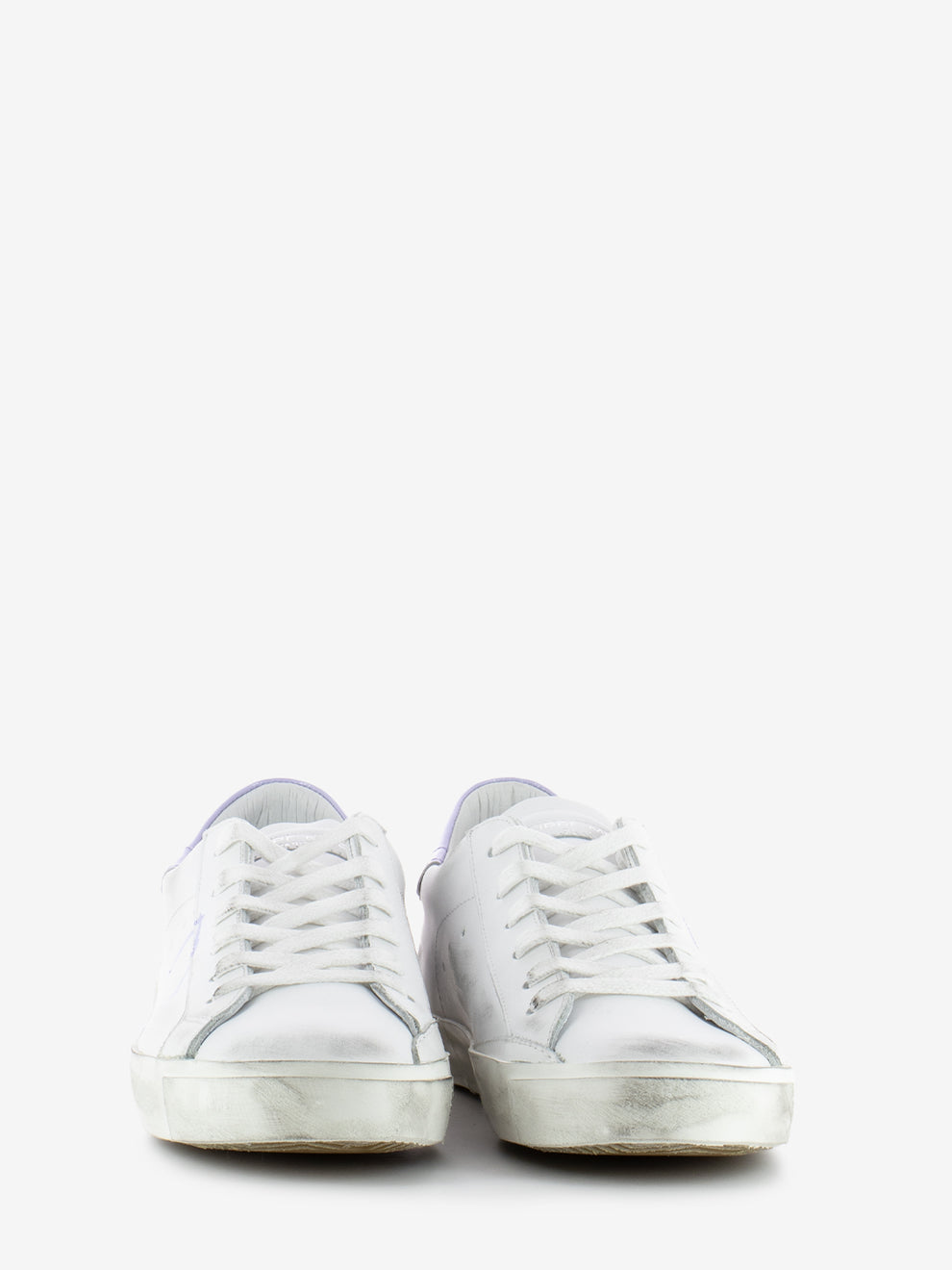 Prsx low woman veau peint white / purple