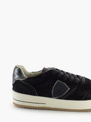 PHILIPPE MODEL - Sneakers Nice Low pony metal / noir