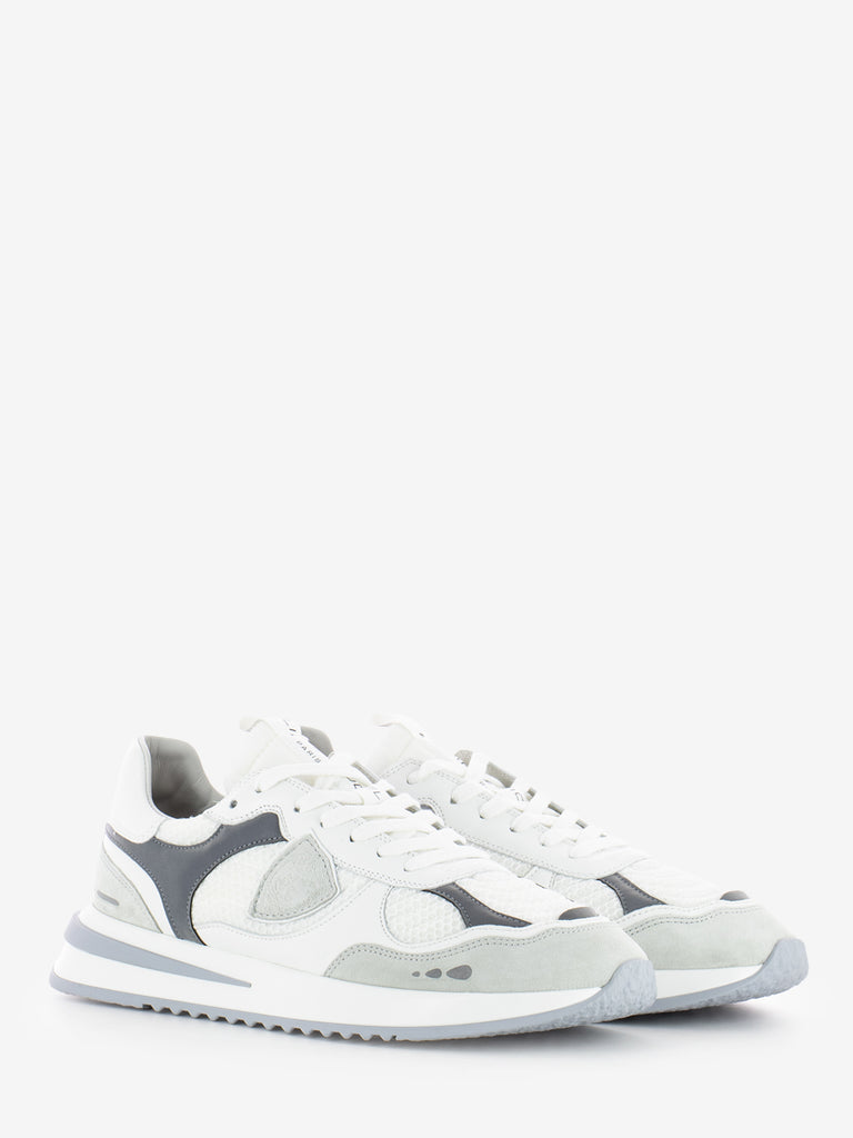 PHILIPPE MODEL - Sneakers Olympique low fancy blanc