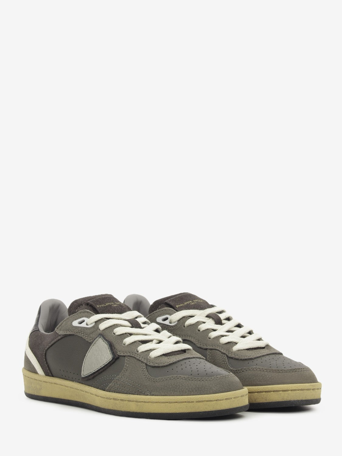 Sneakers PGAL mixage glitter brun