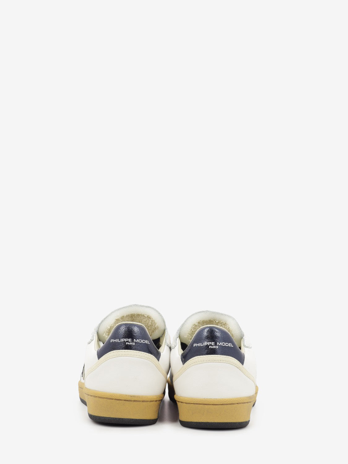 Sneakers PGAL Veau glitter blanc / noir