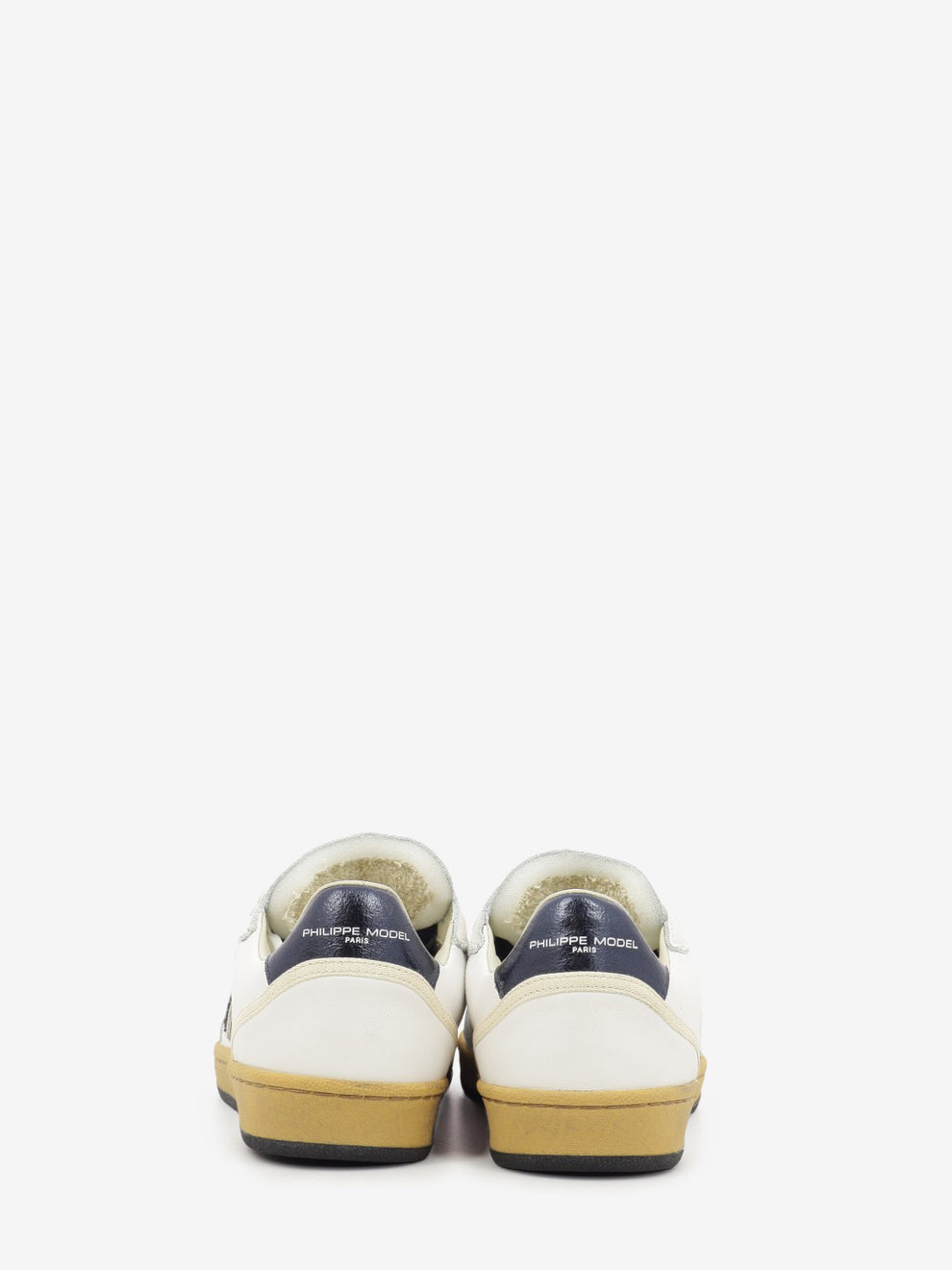 Sneakers PGAL Veau glitter blanc / noir