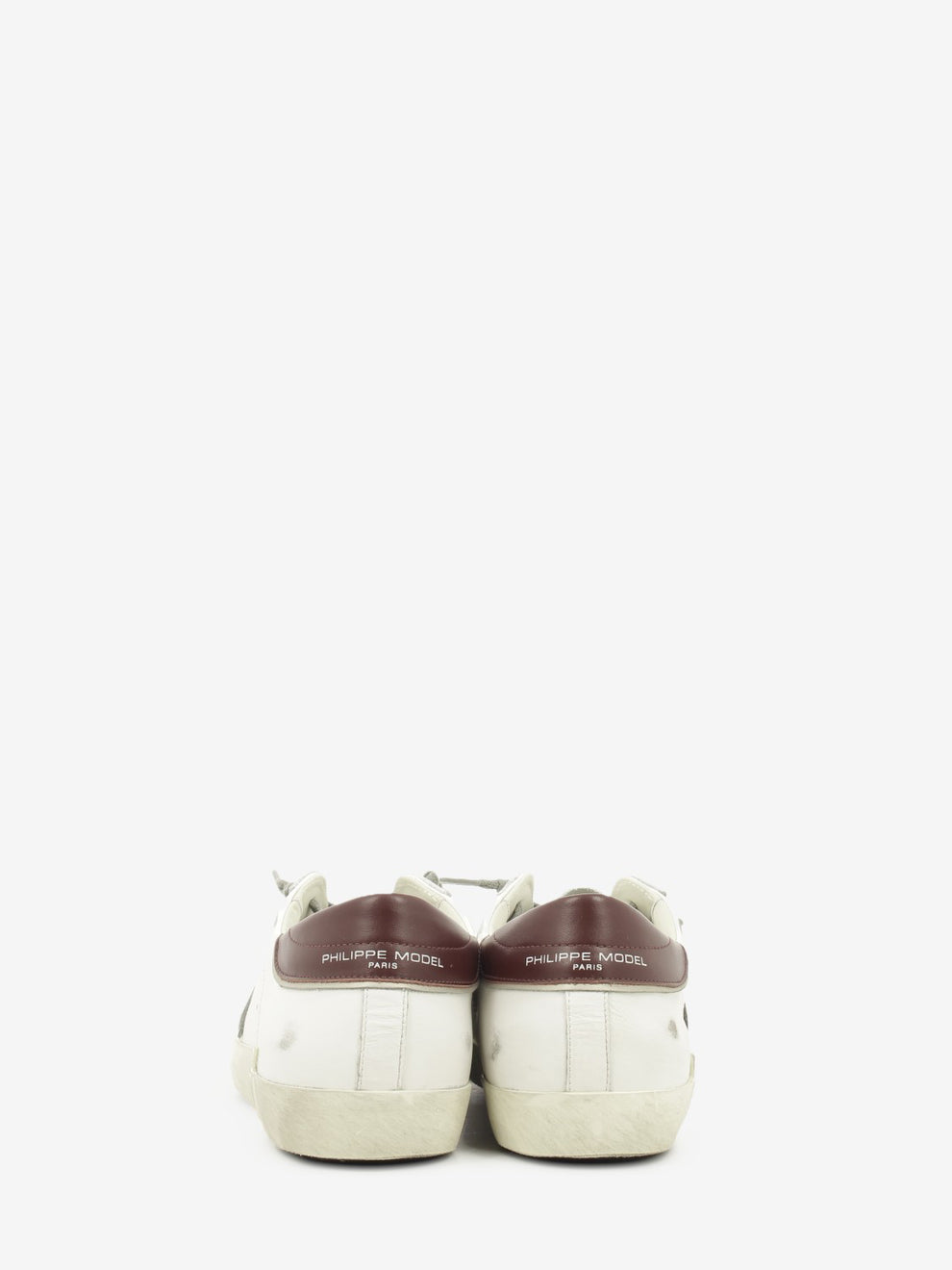 Sneakers PRSX low man White / burgundy calfskin