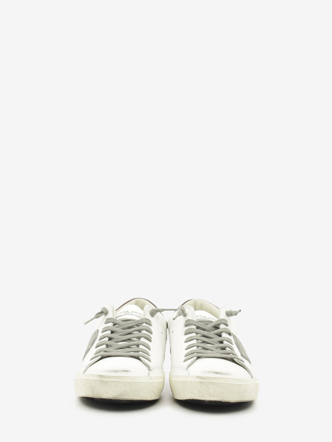 Sneakers PRSX low man White / burgundy calfskin