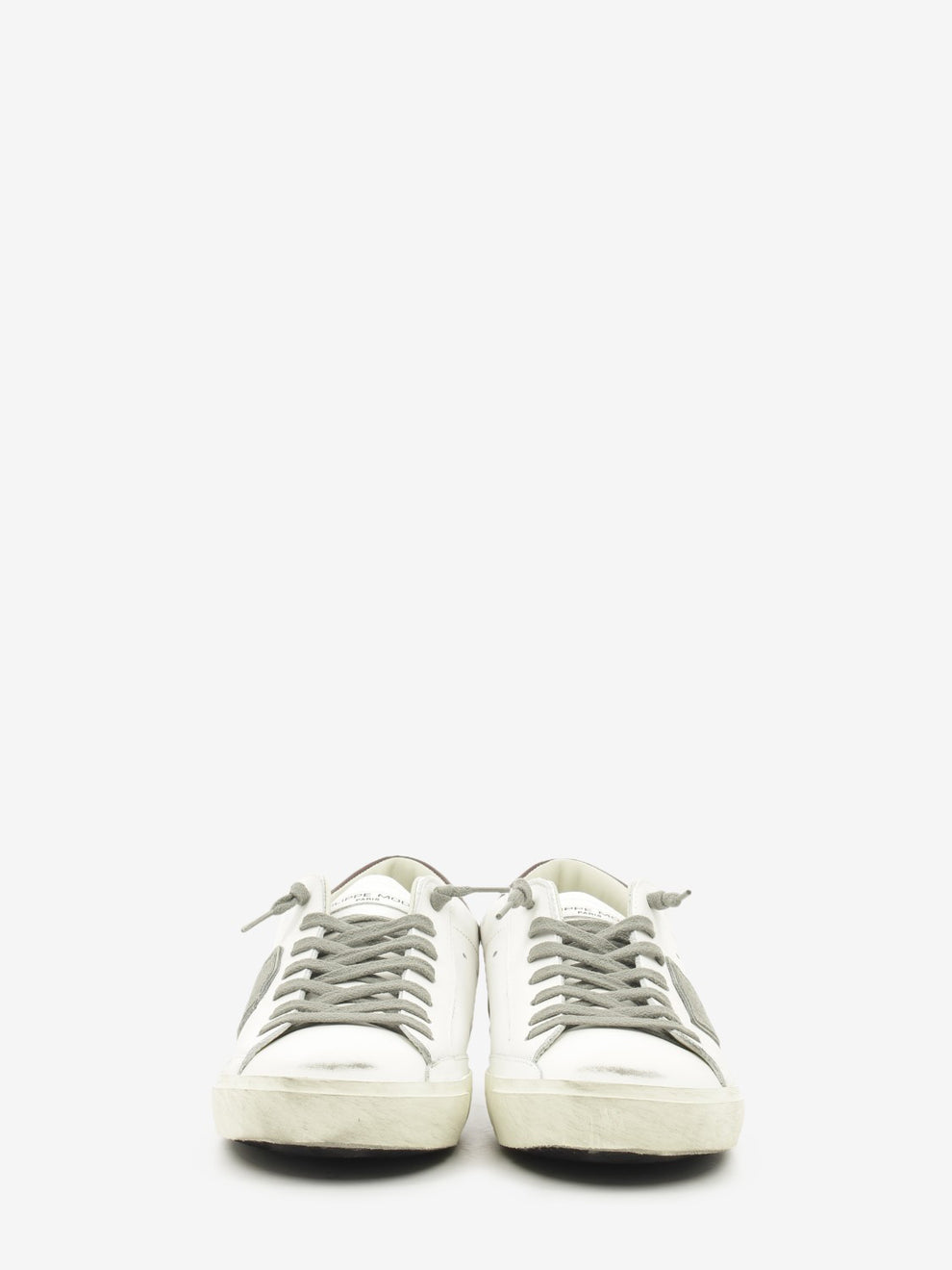 Sneakers PRSX low man White / burgundy calfskin