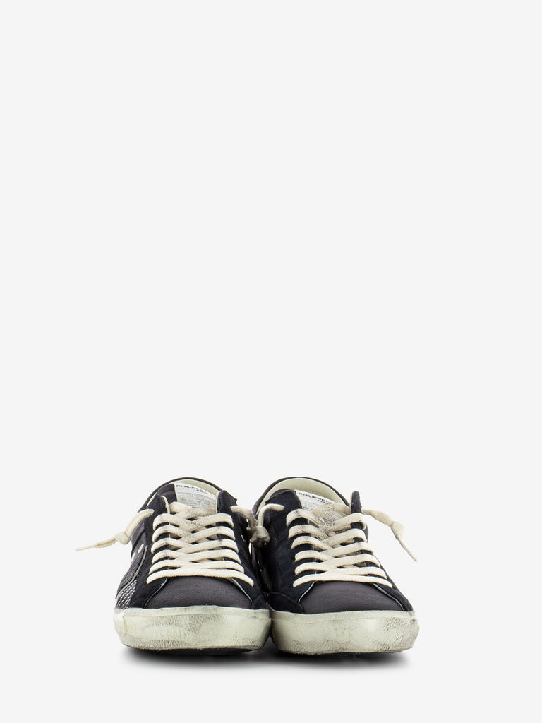 PHILIPPE MODEL - Sneakers Prsx Low mixage pop noir