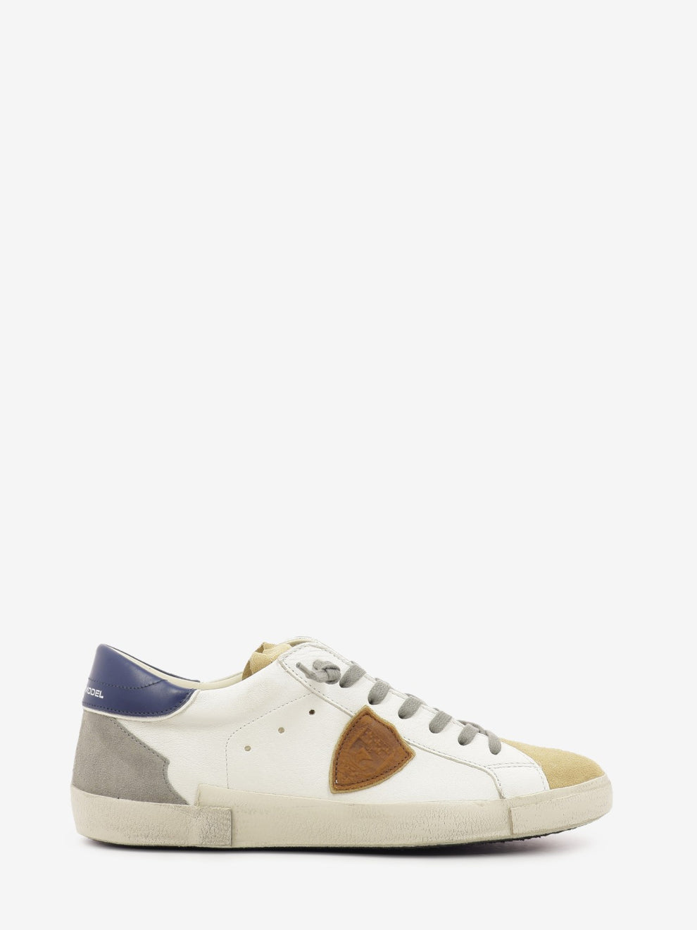 Sneakers PRSX Low vintage mixage blanc / bleu