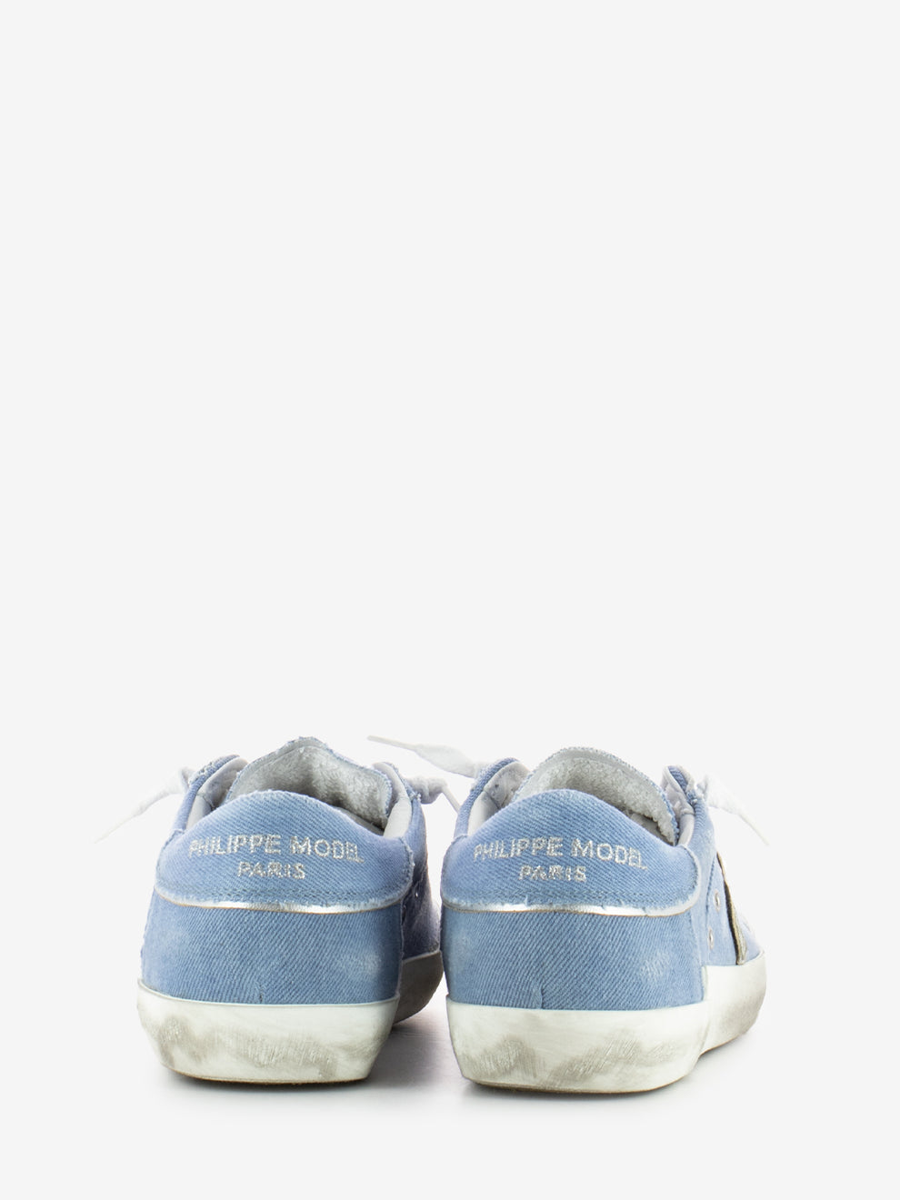 PRSX low W blue denim sneakers