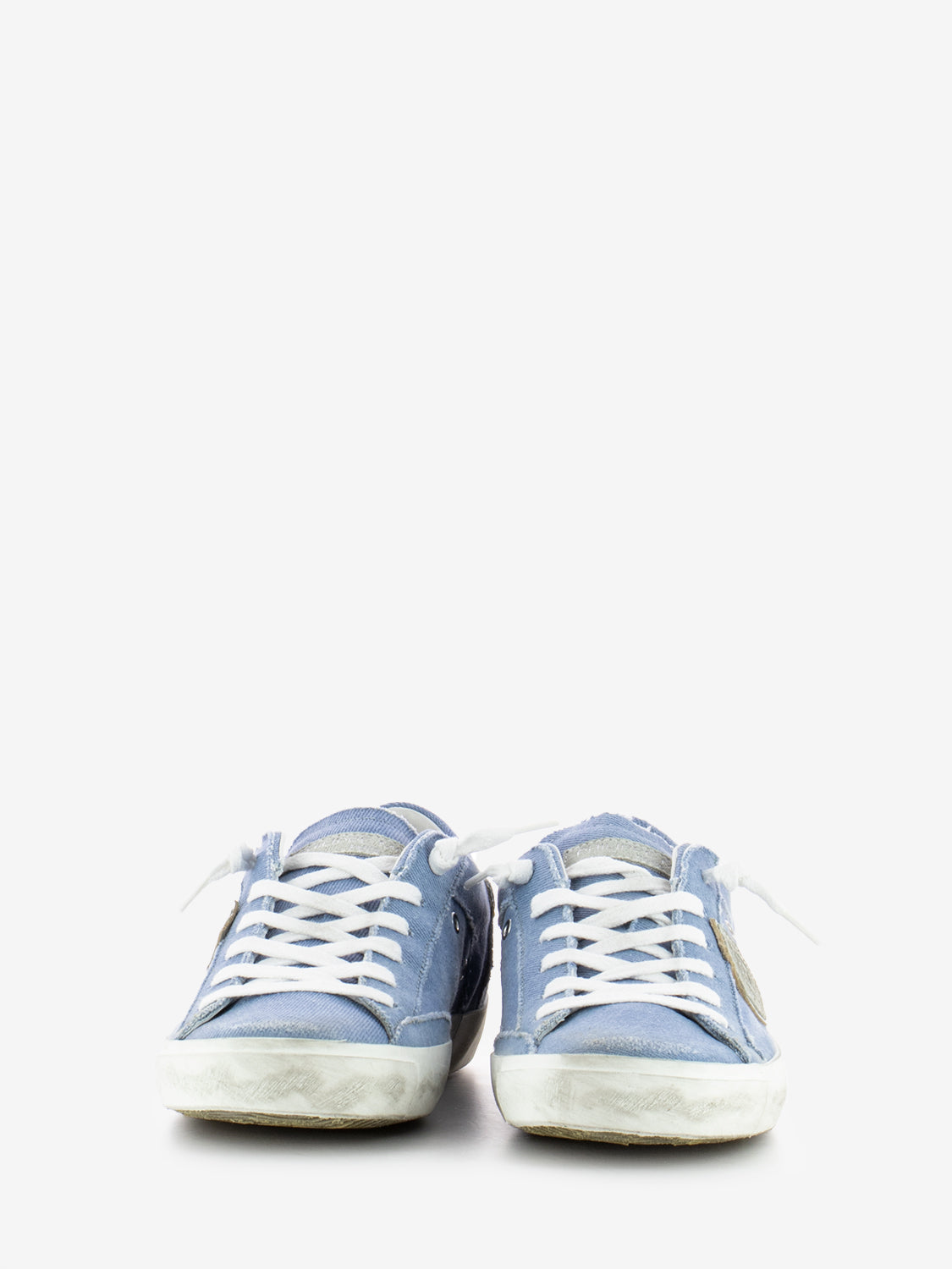 PRSX low W blue denim sneakers