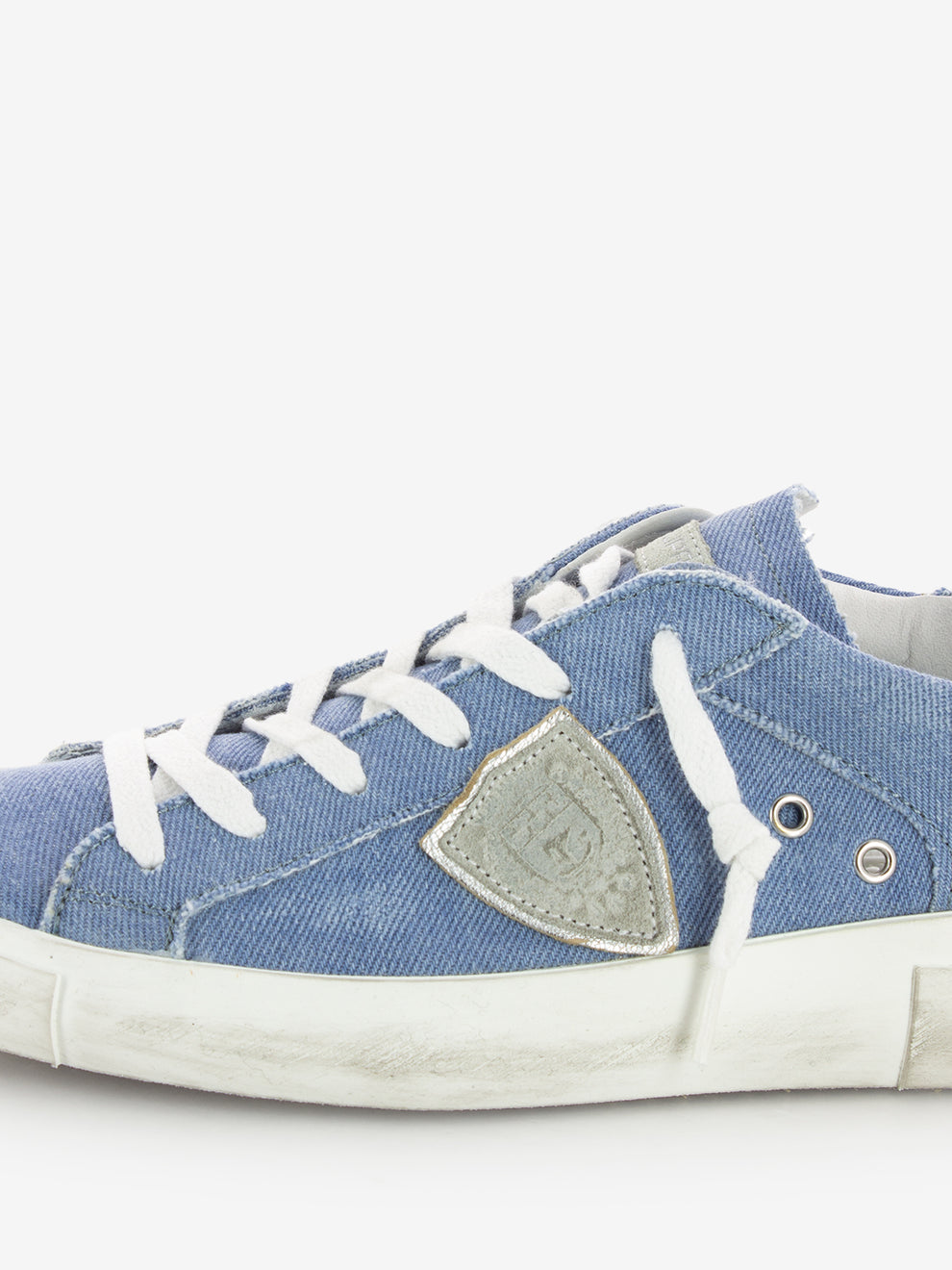 PRSX low W blue denim sneakers