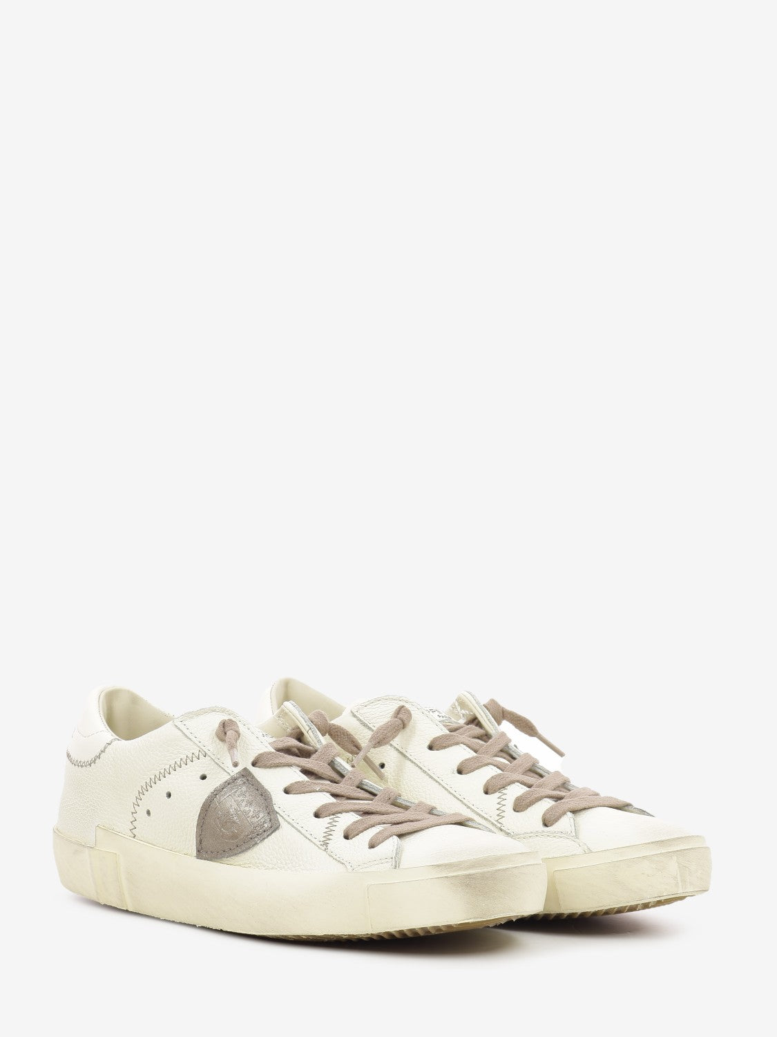 Sneakers PRSX Veau cerf / blanc