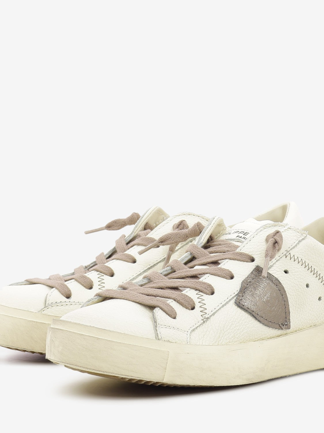 Sneakers PRSX Veau cerf / blanc