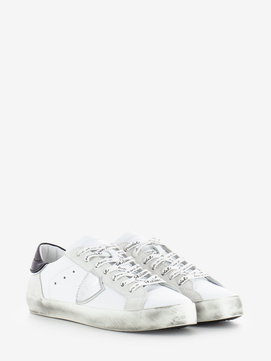 Prsx white / black / silver sneakers