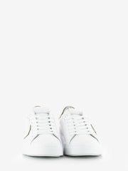 PHILIPPE MODEL - Temple low veau daim blanc / vert