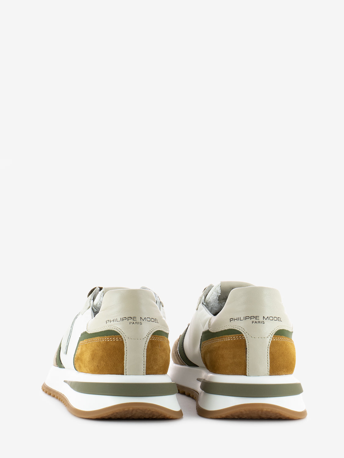 Tropez 2.1 low man mondo pop blanc / vert