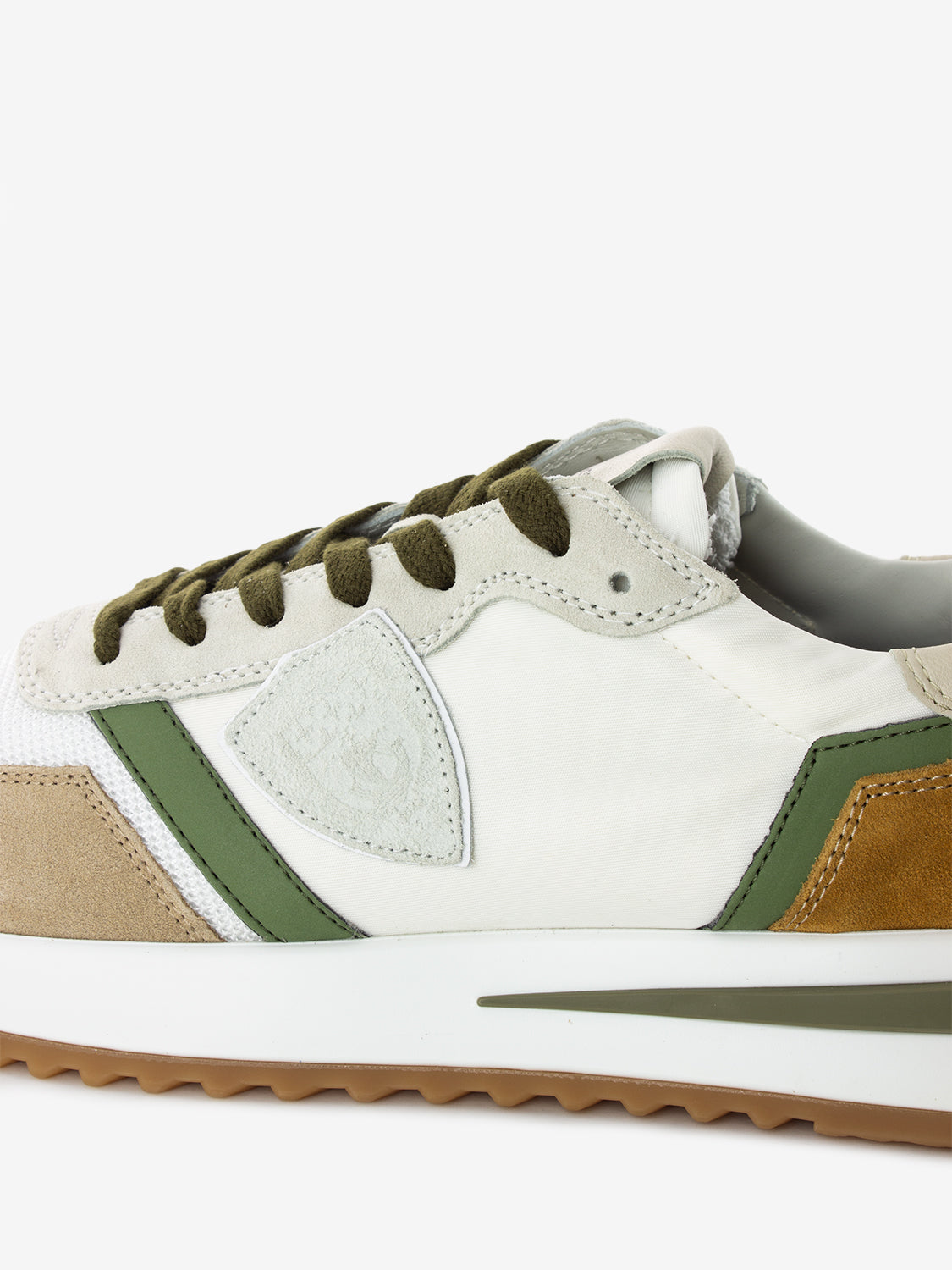 Tropez 2.1 low man mondo pop blanc / vert