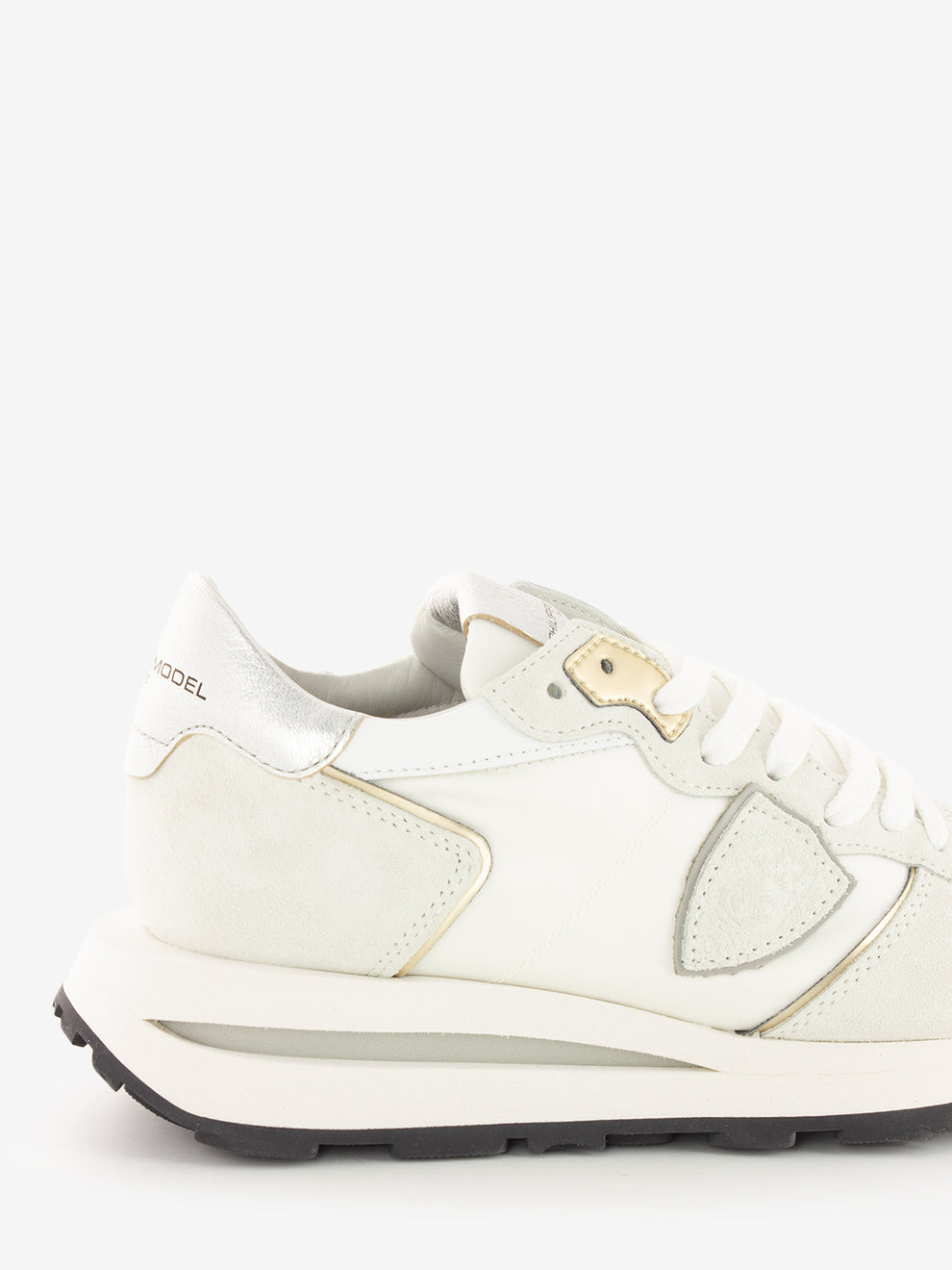 Tropez Haute low woman white / silver