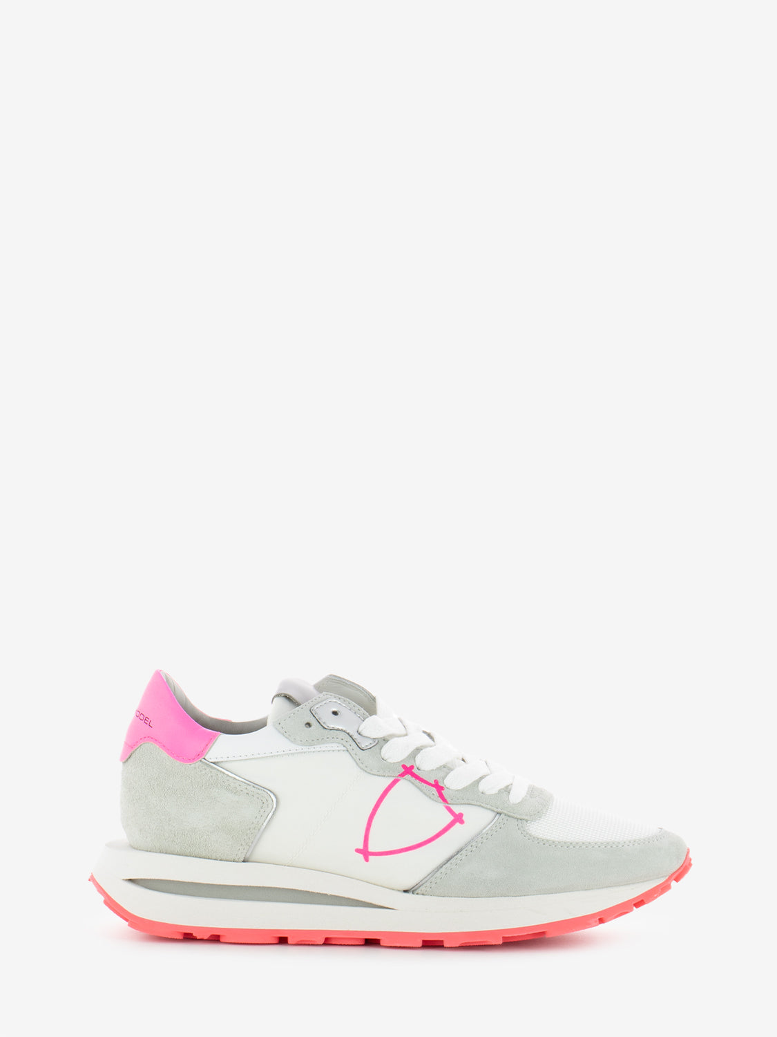 Tropez Haute low woman bianco / fuxia