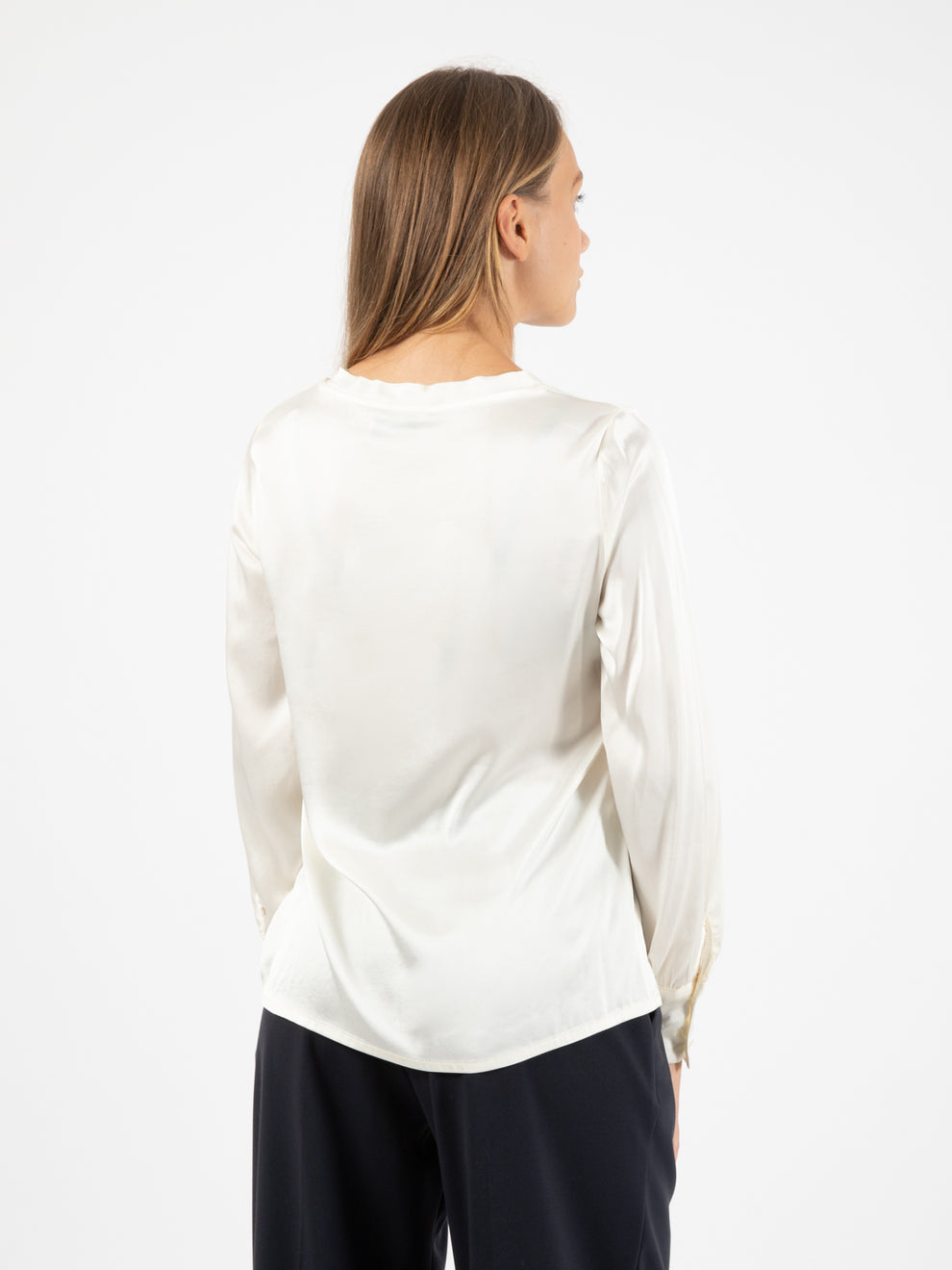 Camicia in viscosa burro