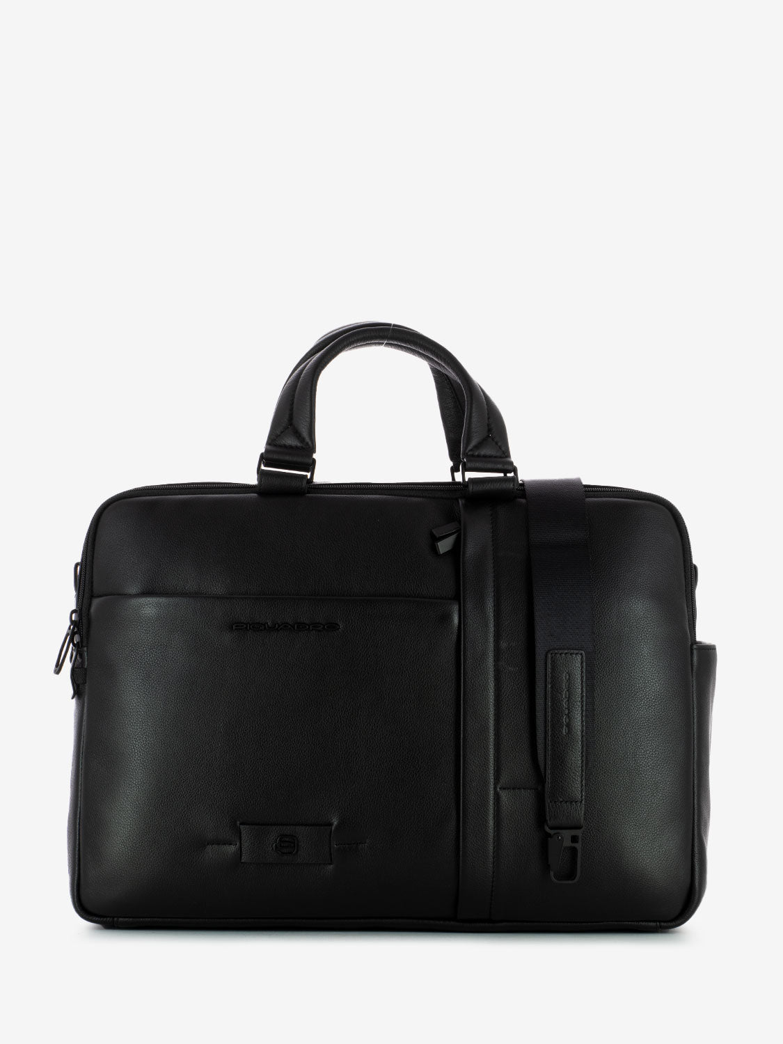BLACK LEATHER PC AND IPAD®PRO 12;9 BAG CA6026W137_N