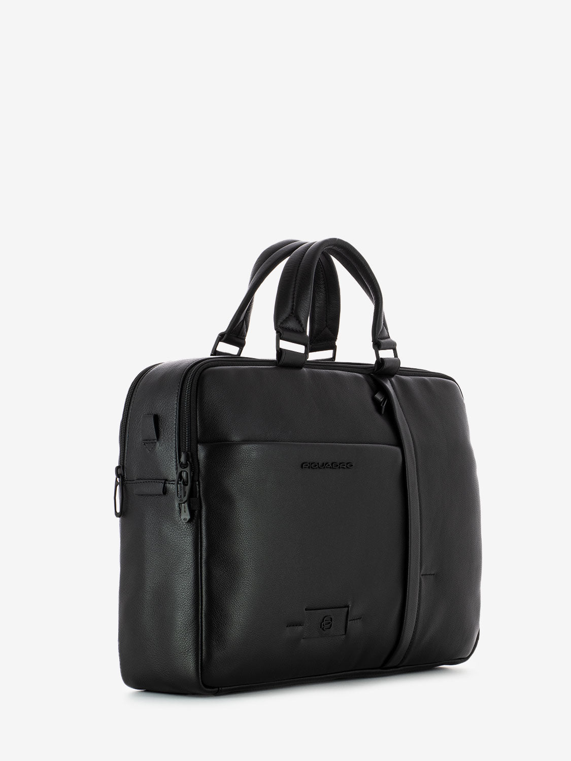BLACK LEATHER PC AND IPAD®PRO 12;9 BAG CA6026W137_N