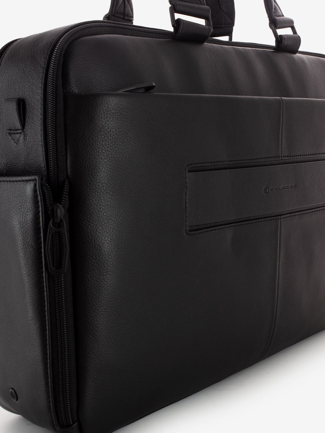 BLACK LEATHER PC AND IPAD®PRO 12;9 BAG CA6026W137_N