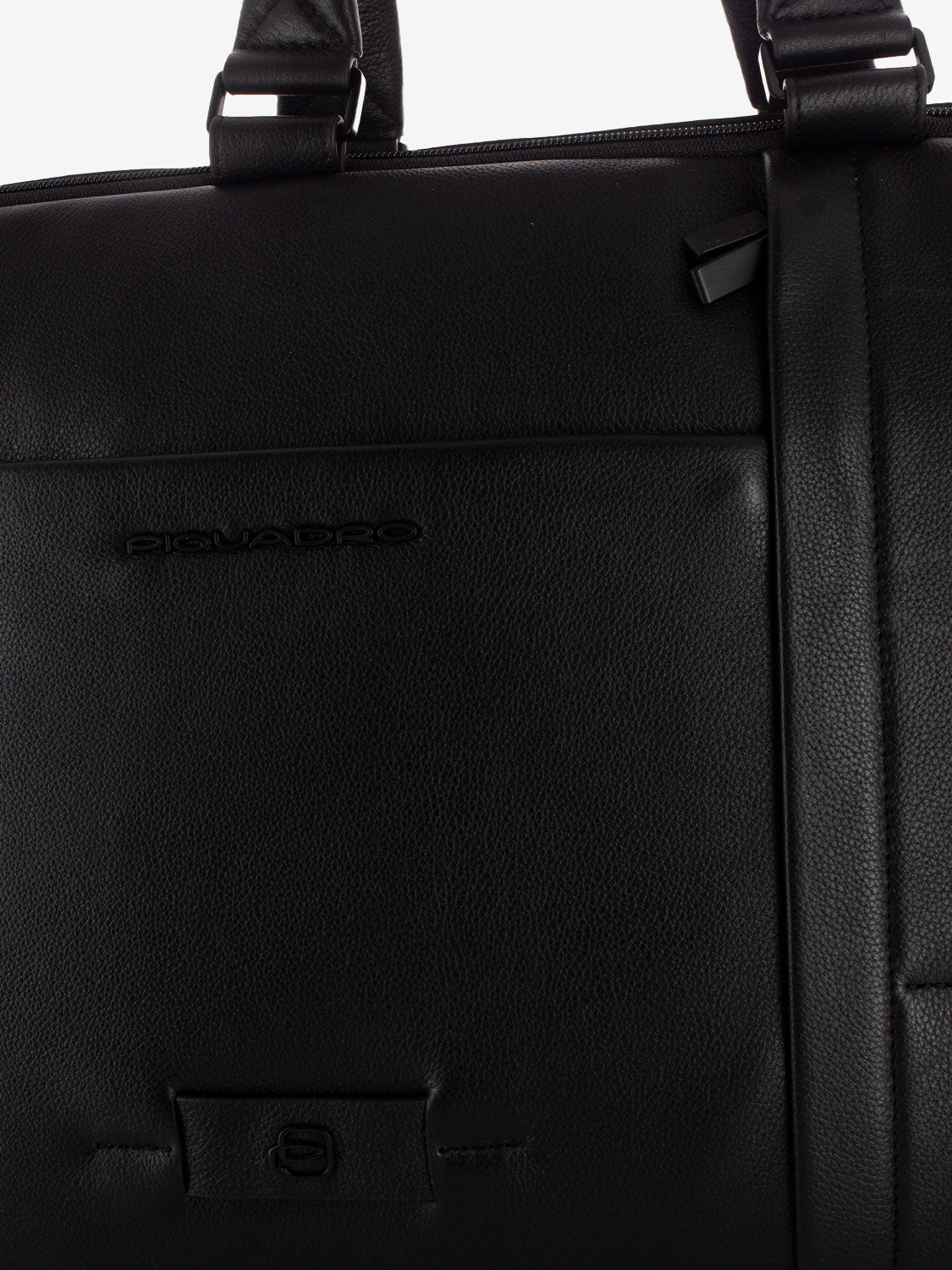 BLACK LEATHER PC AND IPAD®PRO 12;9 BAG CA6026W137_N