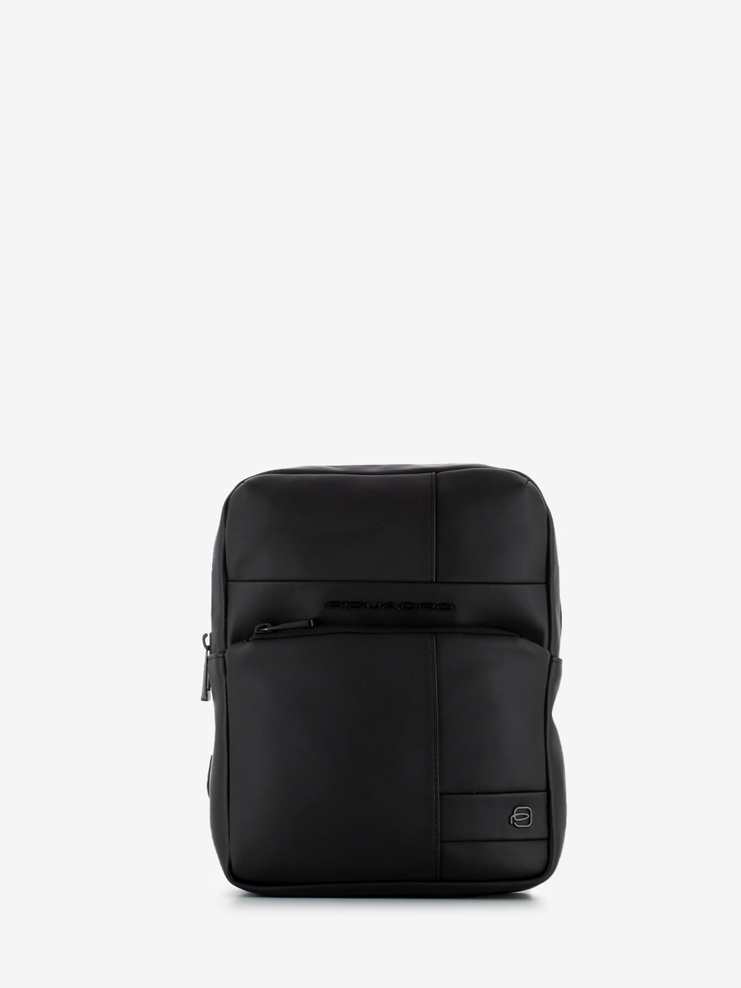 Borsello Porta Ipad® in tessuto gommato nero