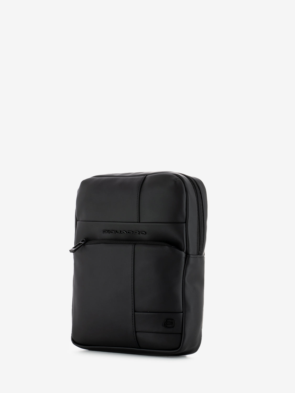 Borsello Porta Ipad® in tessuto gommato nero