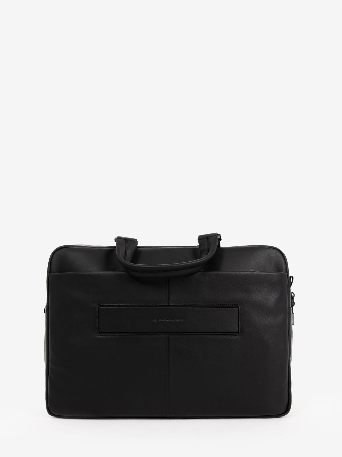 Cartella in pelle e due manici notebook 15.6'' black