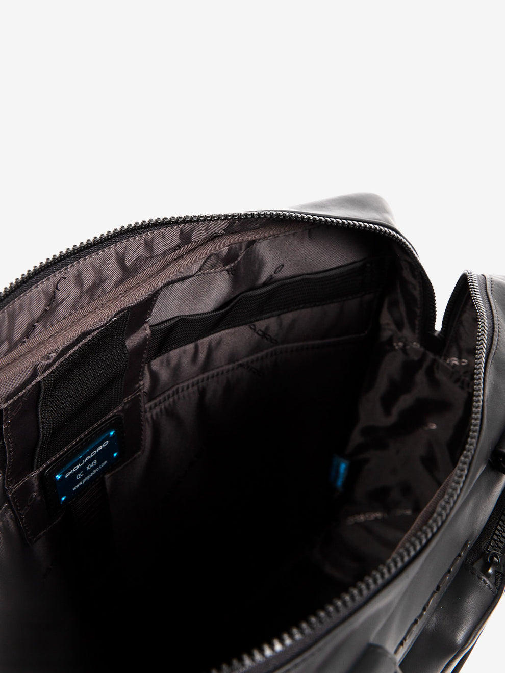Cartella in pelle e due manici notebook 15.6'' black