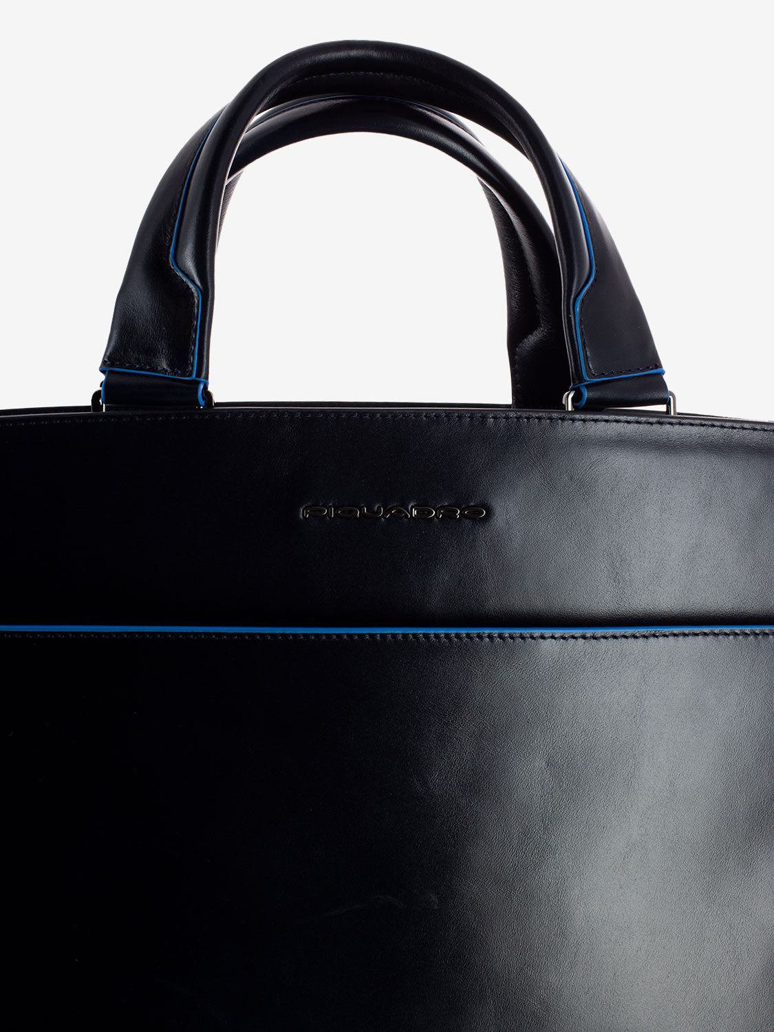15.6'' laptop bag with two blue handles