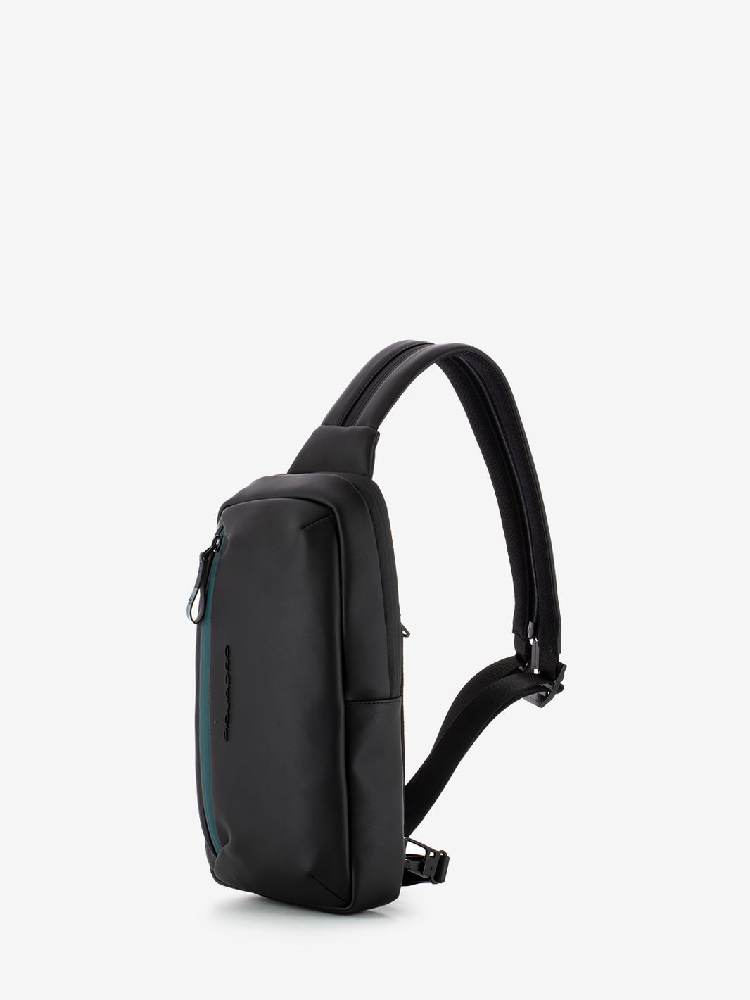 Monospalla impermeabile porta iPad®mini indossabile a zaino nero