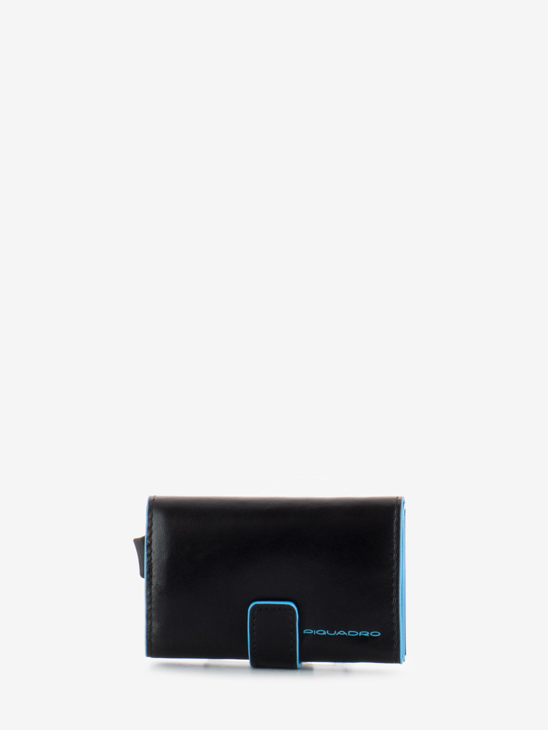 Black/Blue Metal Credit Card Holder