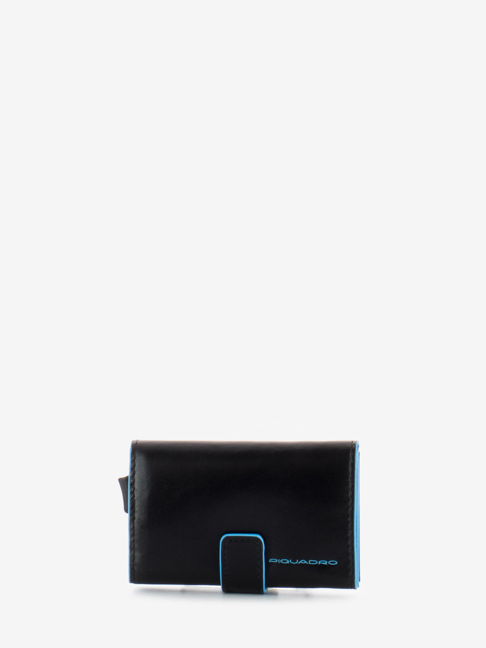 Black/Blue Metal Credit Card Holder