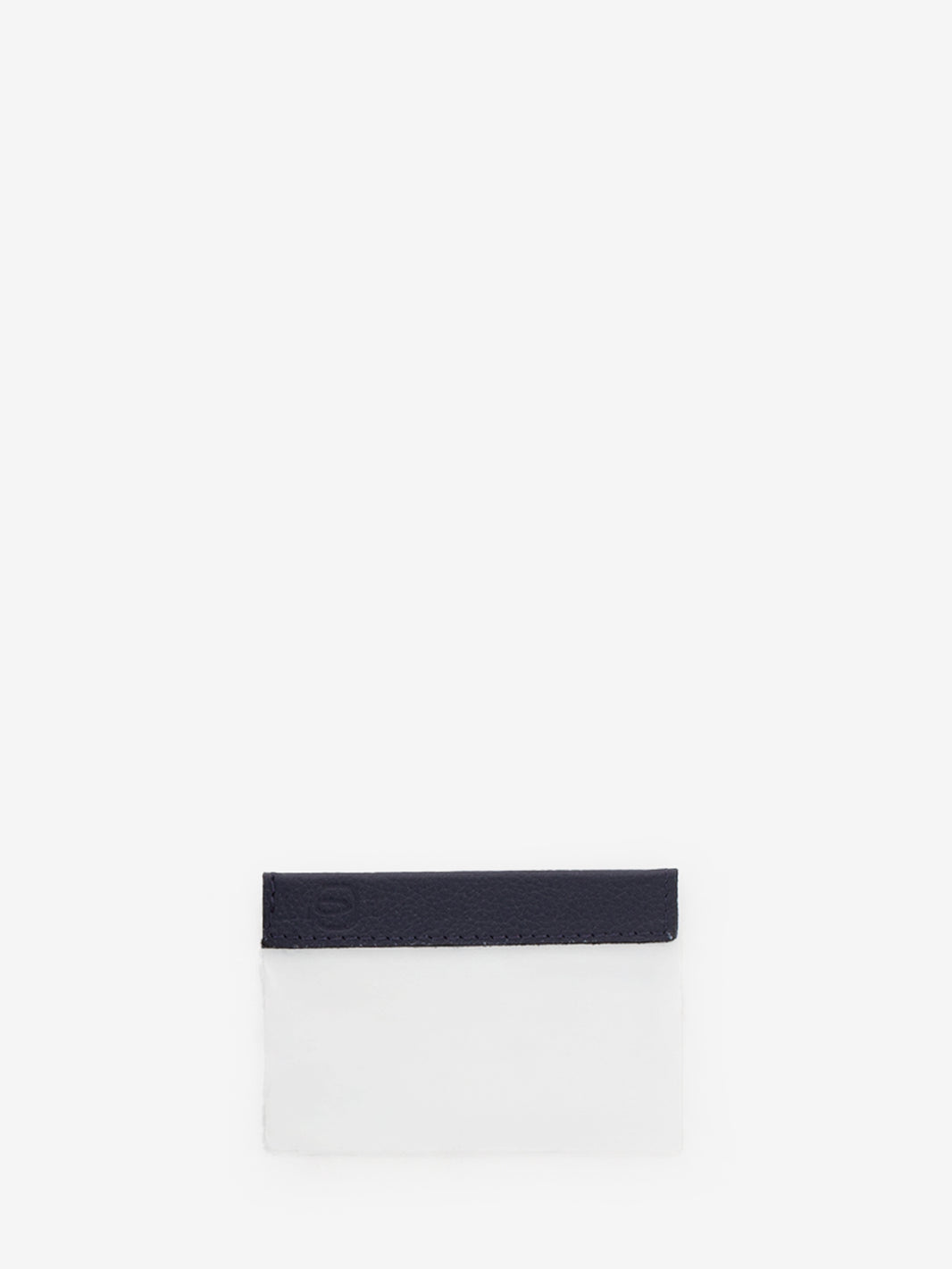 Blue leather document wallet