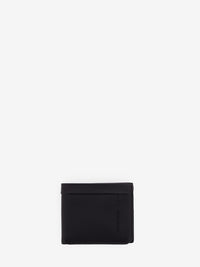 Black leather document wallet