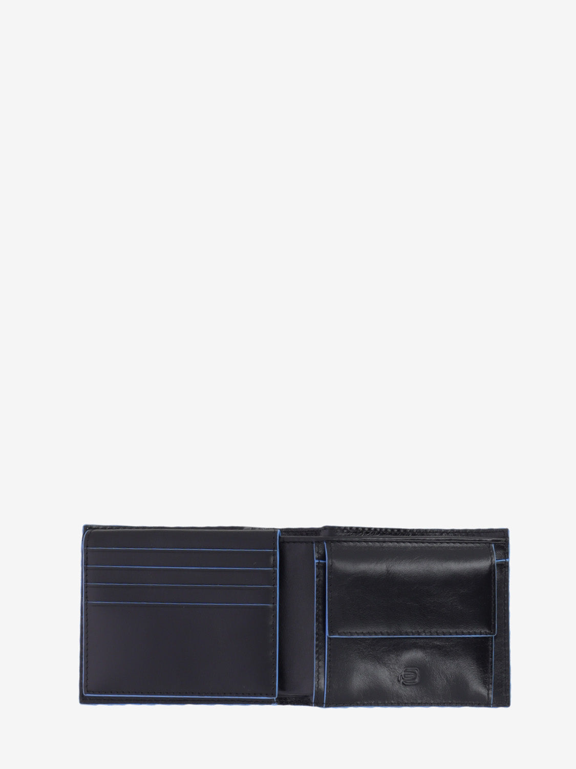 Leather wallet with black document holder insert