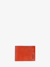 Wallet con portadocumenti a ribalta cuoio