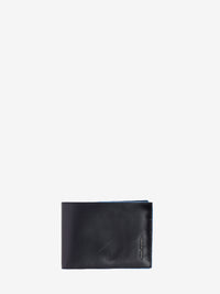 Wallet con porta documenti a ribalta nero