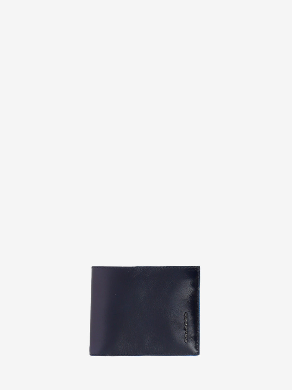 Wallet con portamonete blu