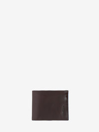 Wallet con portamonete mogano