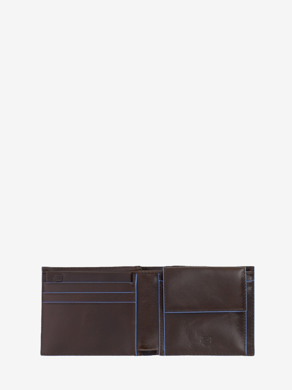 Wallet con portamonete mogano
