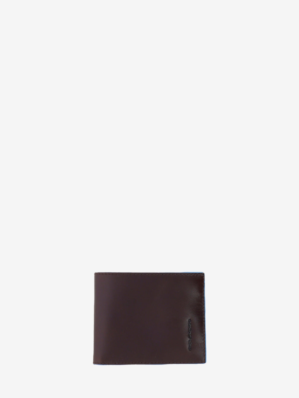 Wallet in pelle con porta documenti rimovibile mogano