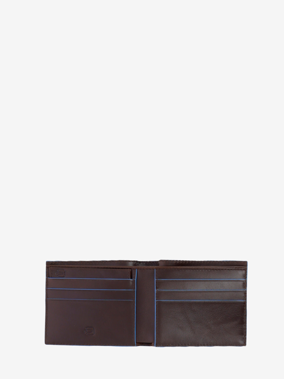 Wallet in pelle con porta documenti rimovibile mogano