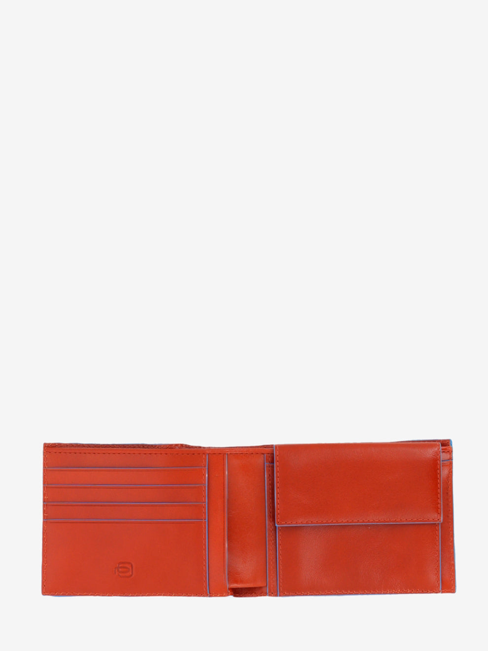 Wallet in pelle con portamonete cuoio